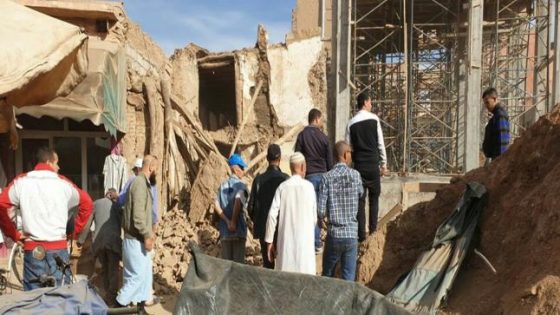 مصرع عامل وجرح آخرين جراء انهيار مسجد بتارودانت
