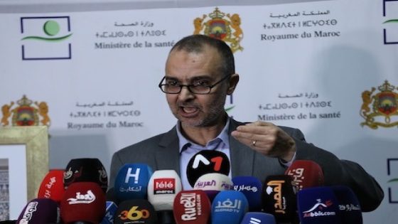 Le directeur de l’épidémiologie au ministère de la Santé, Mohamed El Youbi tient une conférence de presse, à la suite de l’annonce du 2ème cas du virus enregistré au Maroc.05032020_Rabat