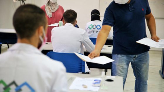 Les stagiaires des différents établissements de formation professionnelle de la région de Tanger-Tétouan-Al Hoceima passent les examens de fin de formation au titre de la session 2020. 15092020 – Tanger