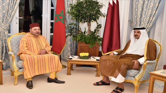 بلاغ: تلقى صاحب الجلالة الملك محمد السادس، اتصالا هاتفيا من صاحب السمو الشيخ تميم بن حمد آل ثاني، أمير دولة قطر