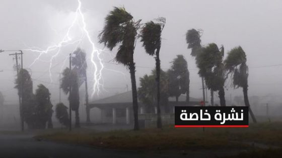 نشرة خاصة: زخات مطرية رعدية محليا قوية الجمعة بعدد من مناطق بالمملكة