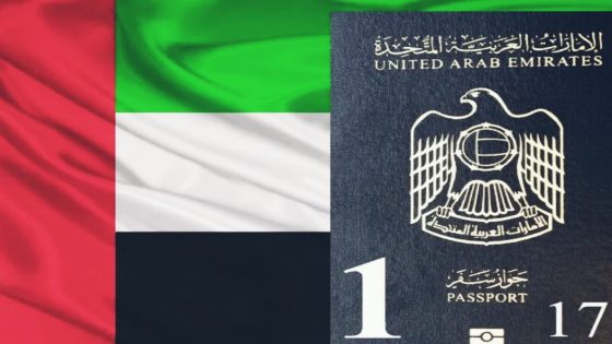 لأول مرة الإمارات تمنح الجنسية و جواز السفر لمن تتوفر فيهم هذه الشروط
