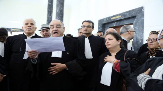 Sit-in des avocats au Tribunal de Première Instance à Rabat MAP/AICP