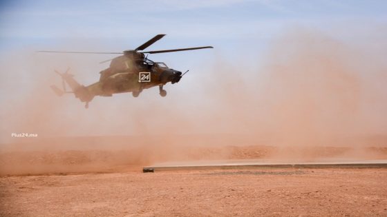 مناورات عسكرية مغربية أمريكية وتداريب تكوينية بمنطقة المحبس في الصحراء المغربية (مرفق بصور)