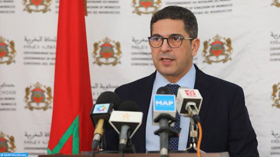 Le ministre de l'Éducation nationale, de la formation professionnelle, de l'enseignement supérieur et de la recherche scientifique, Saaid Amzazi, tient un point de presse à l’issue du conseil de gouvernement. 16012020–Rabat