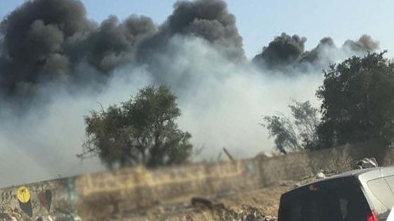 أكادير: حريق مهول قرب “المطرح الكبير” يستنفر السلطات