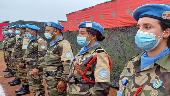 الأمم المتحدة في أفريقيا الوسطى تكرم عناصر البعثة المغربية