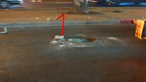 أكادير: سرقة غطاء بالوعة في حي السلام، تهديد للسلامة الطرقية والراجلين